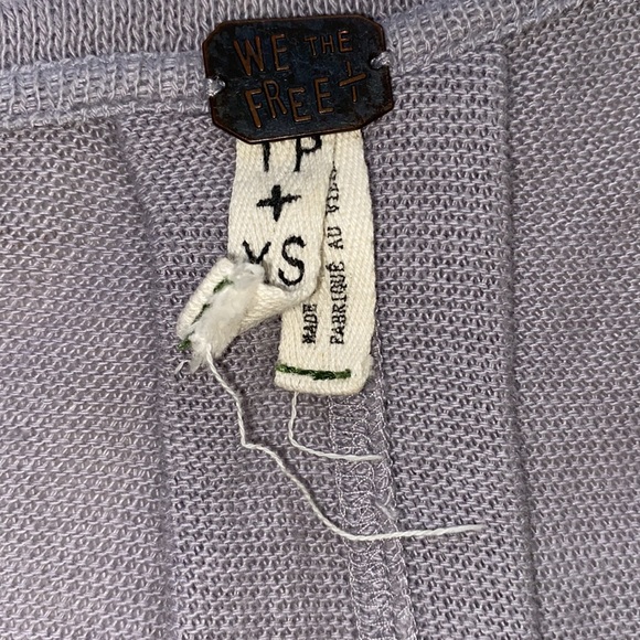 Free people cotton blend knit pullover lightweight sweater - Picture 4 of 6